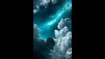 [Procreate] Galaxy Sky - IPad Drawing