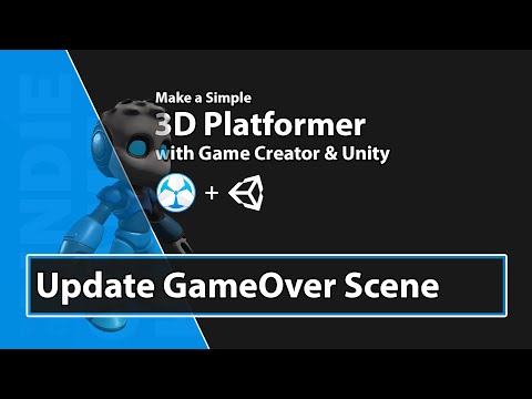 Unity Game Creator Tutorial - QuickUpdate GameOver - 43