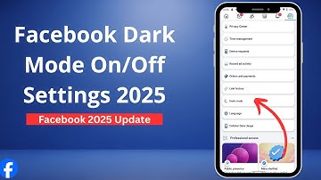 How to Enable Dark Mode in Facebook App | Facebook Dark Mode On/Off Settings 2025 | Easy Method