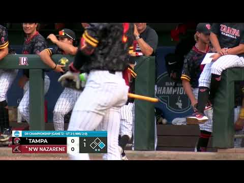 2025 Tampa Baseball vs. Northwest Nazarene (NCAA National Championship Series)