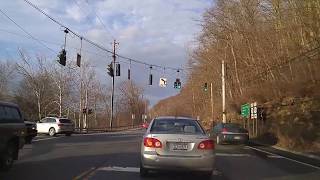 Driving from Owego to Ithaca,New York