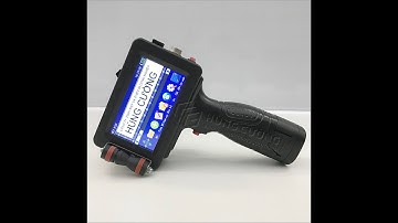 Hướng dẫn sử dụng máy in phun cầm tay, model HC3 Plus