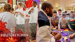 Chef Ramsay Challenges the Black Jackets To Cook a High School Lunch | Hell's Kitchen screenshot 5