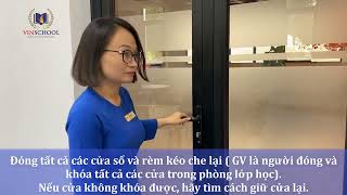 Diễn tập phong toả trường học - Vinschool Star City Thanh Hoá - Lockdown school