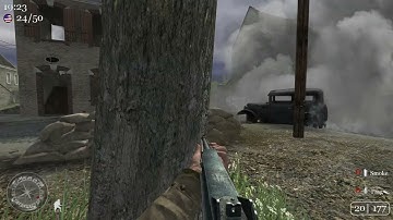 Playing a Call of Duty 2 (2006) deathmatch in 2025