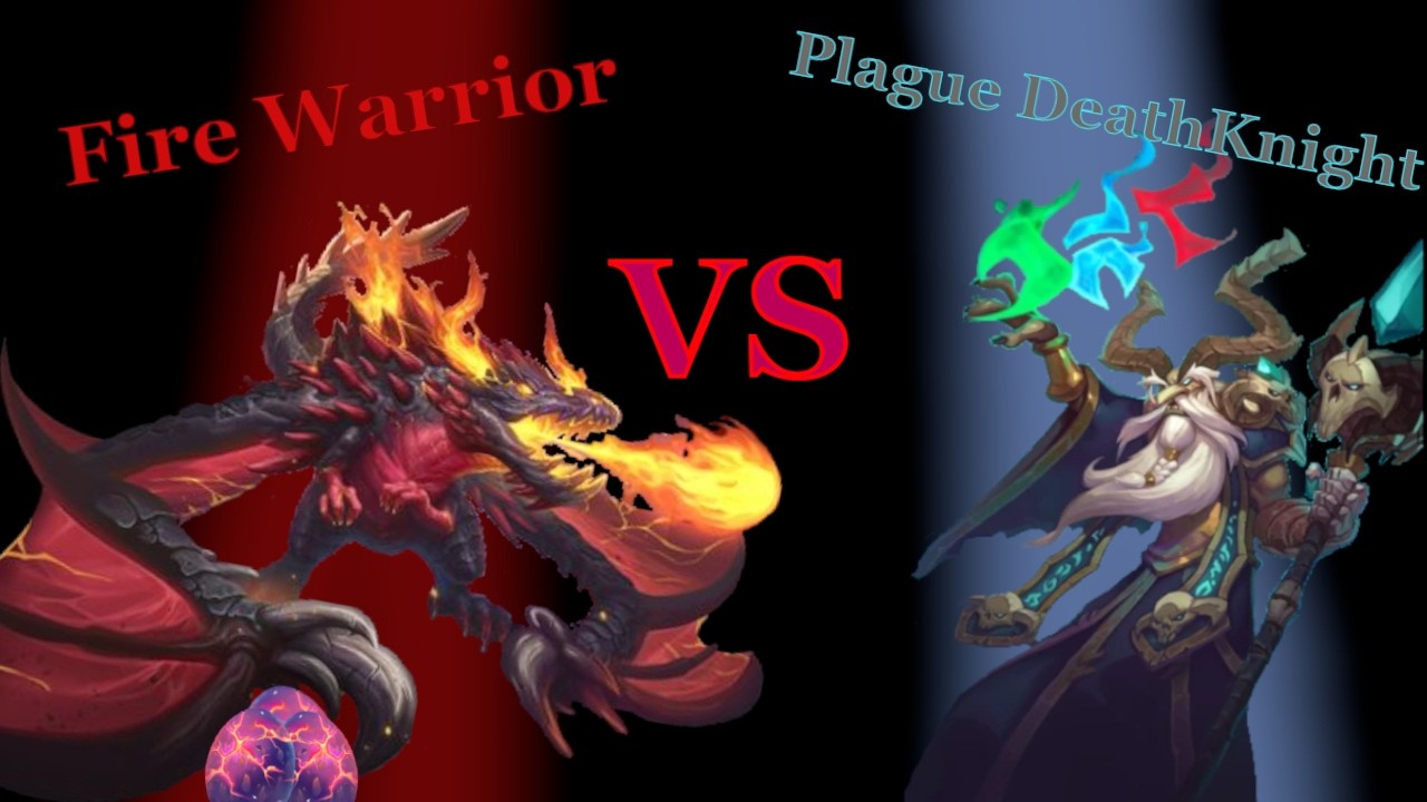 Fire Warrior vs Plague Deathknight | Hearthstone