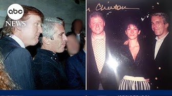 Thumbnail for Newly released photos from Epstein estate include images of Trump, Clinton