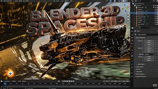 I Built This Insane Spaceship in Blender 3D 🚀🔥