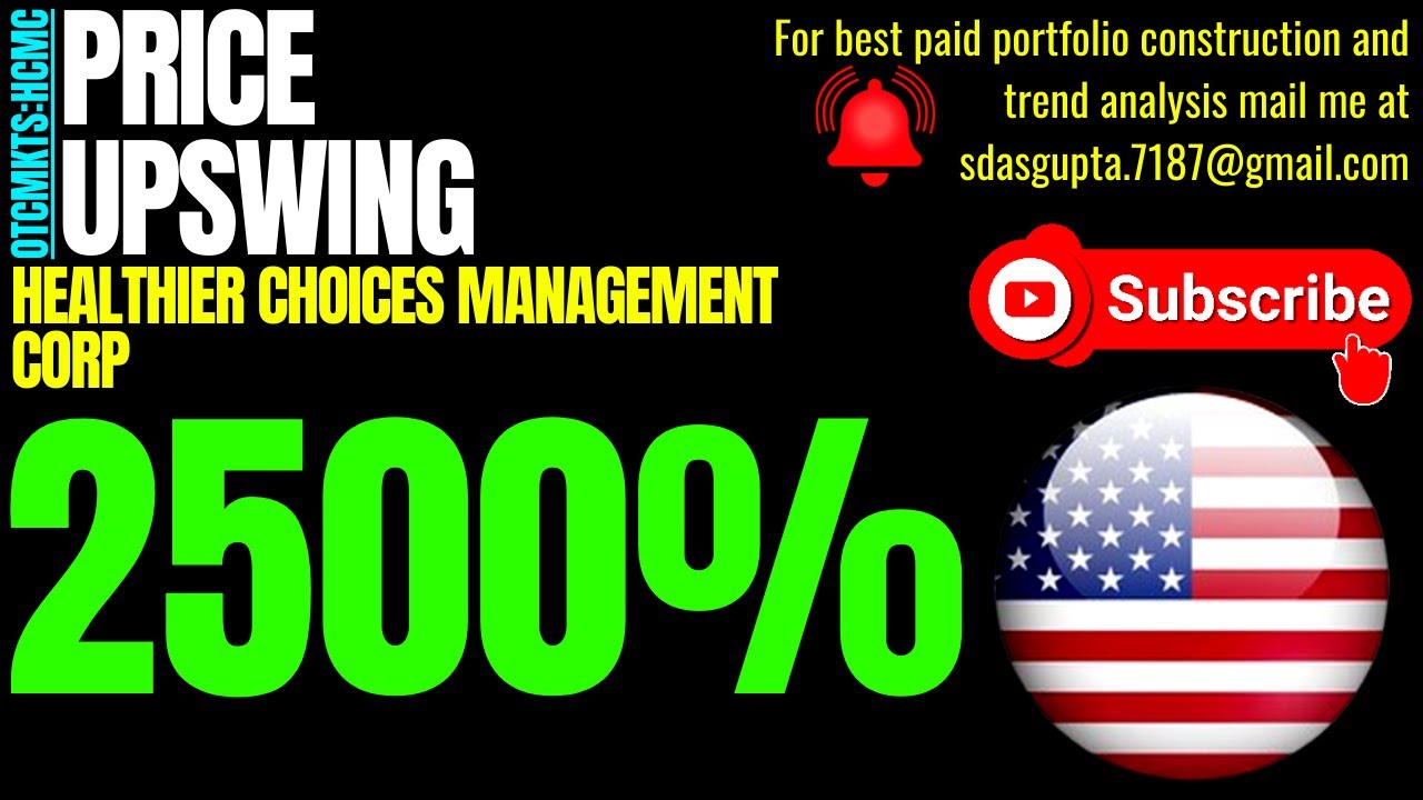 HEALTHIER CHOICES MANAGEMENT CORP PRICE UPSWING HCMC STOCK NEWS YouTube