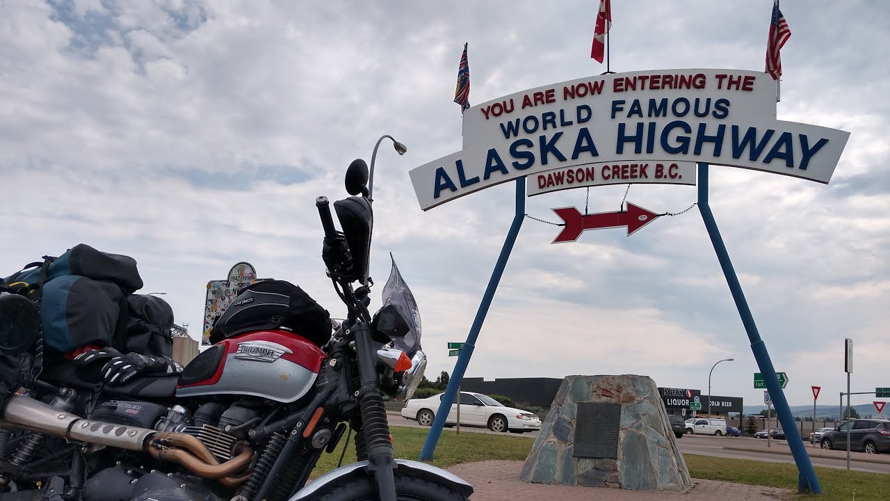 Deadhorse Alaska on a Triumph Scrambler! YouTube