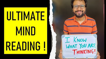 Mind read thought | Mind reading Trick ! | Learn Mentalism | Learn Magic Hindi