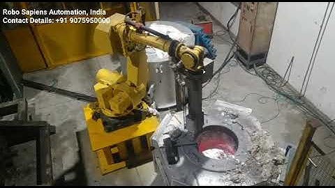 Robo Sapiens Automation; Robotic Metal Pouring +91 9075950000