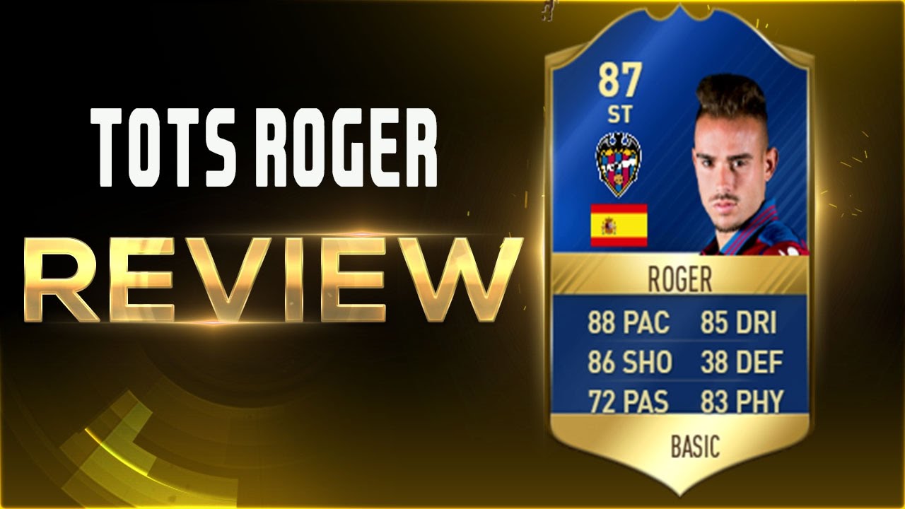 TOTS ROGER REVIEW+IG STATS|FIFA 17 ULTIMATE TEAM
