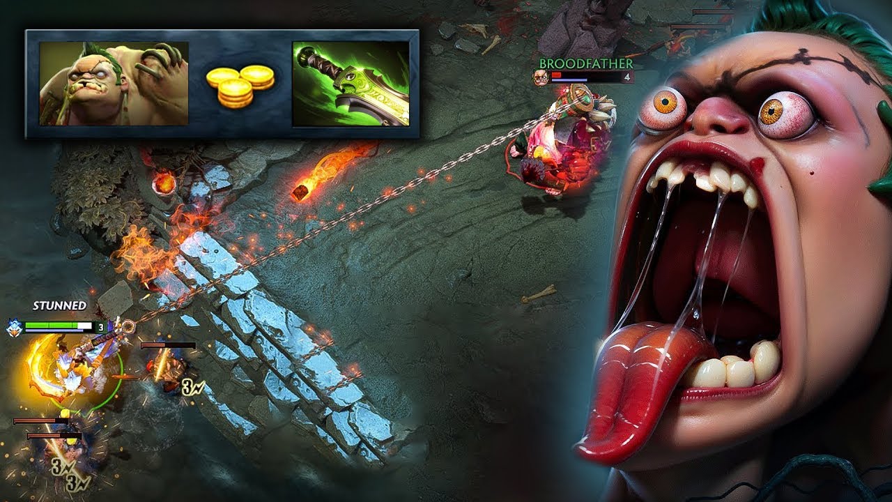 Ethereal Blade Pudge 36 убийств с одного выстрела Rampage Dota 2