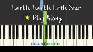 Twinkle Twinkle Little Star Play Along Piano With Backing Track