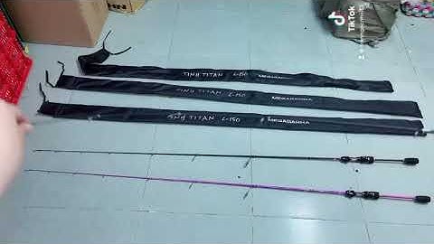 Cần Câu Máy MEGABARRA TINY TITAN L-150 - Cần Câu Lure Cao Cấp 7 Khoen - Nhiều Màu ĐỒ CÂU TULIP