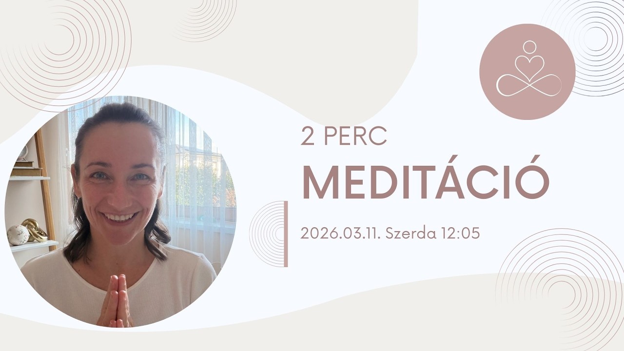 2 perc elcsendesedéssel jelentkezünk minden szerdán 12:05-kor élőben a Facebook oldalamon:
https://www.facebook.com/kinaiasztrologia
Még több videót és tartalmat a honlapomon találsz:
www.meditacio.com