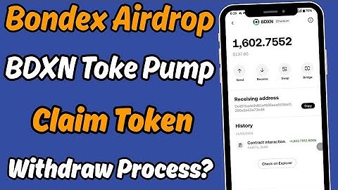 Bondex App Airdrop Claim And Withdraw Update|Bondex Mining App BDXN Token Pump|tecexp
