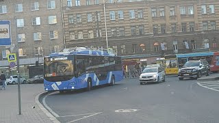 видео: Троллейбус, маршрут №8 (с объездом) ВМЗ-5298.01 «Авангард» б.1077 (29.05.2021) Санкт-Петербург картинка: Троллейбус, маршрут №8 (с объездом) ВМЗ-5298.01 «Авангард» б.1077 (29.05.2021) Санкт-Петербург