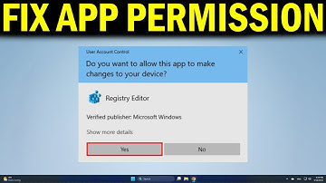 How To Fix Error Do you Want to allow this app to make Change to your device in Windows 10