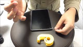 Nexus7タブレット保護シールを綺麗に貼る方法を解説