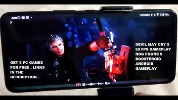 Devil May Cry 5 Android 60FPS Gameplay Rog Phone 5 Boosteroid Cloud Gaming + Get 3 PC Games for FREE