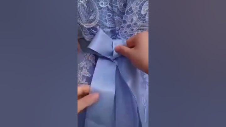 How To Tie A Bow on Dress | Bowknot on Dress | How To Tie A Sash Bow On Dress | Sash Belt For Dress