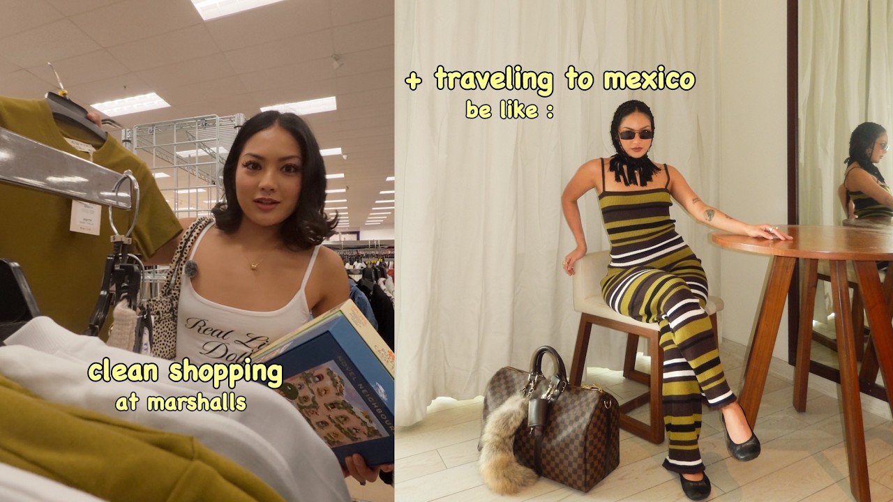 shopping clean finds at marshalls + travel with me to mexico !! (ft. DJI Osmo Action 6)