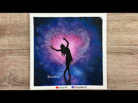 Lovely Moments | Easy Acrylic Painting Step by Step Tutorial for Beginners | Joy of Art #454