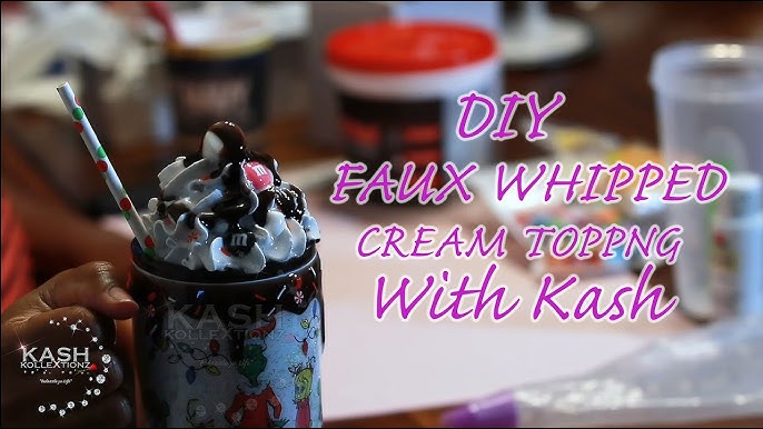 Whimsical Mug Toppers on Instagram: “Spooky Faux Whipped Cream Mug