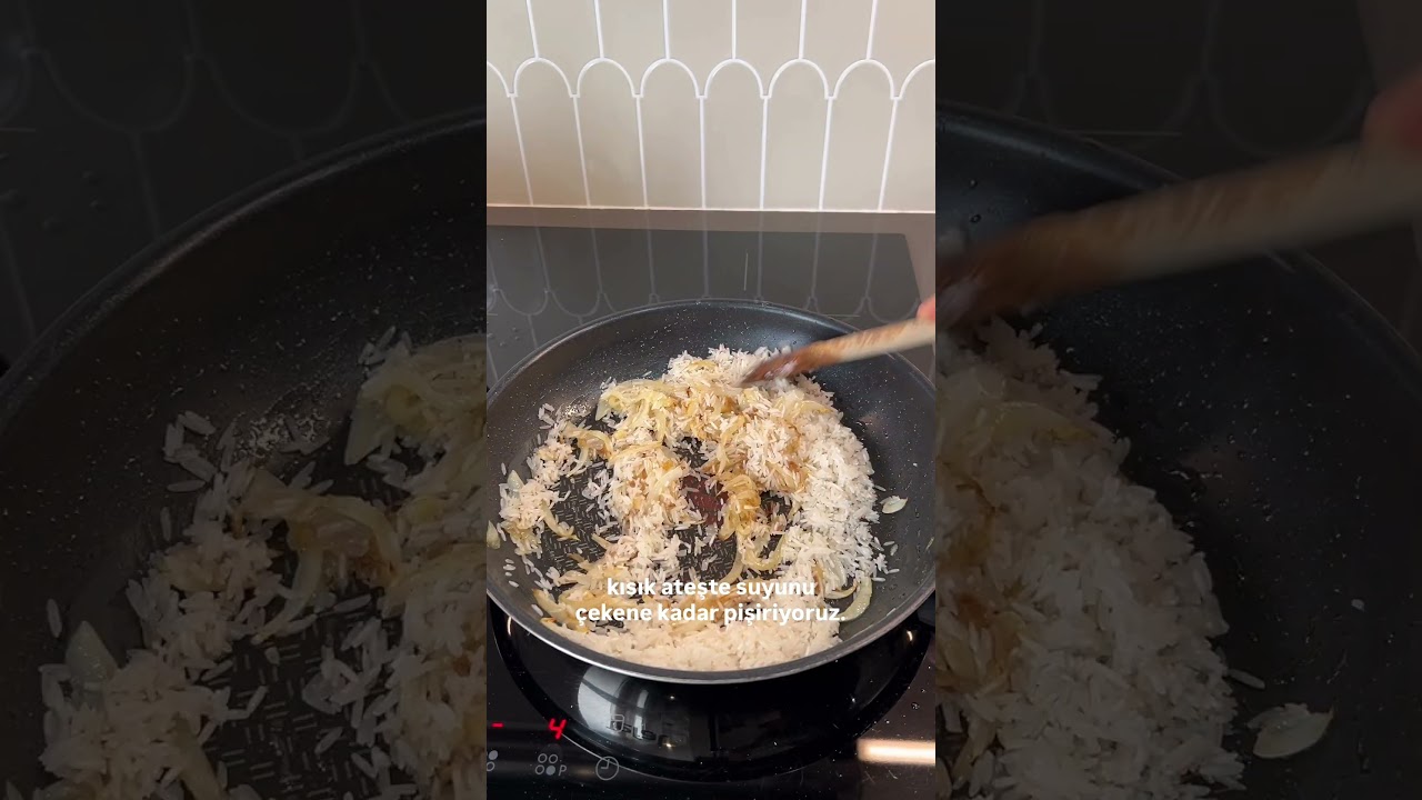Karamelize Soğanlı Pirinç Pilavı Tarifi