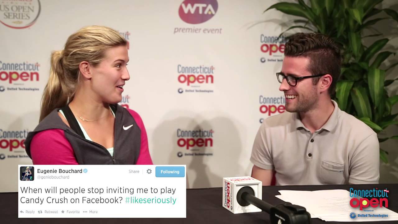 Connecticut Open: Genie Bouchard Tells the Stories Behind Her Tweets