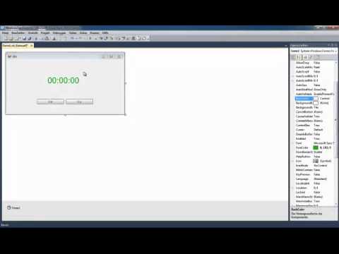 vb 2010 coole Uhr erstellen