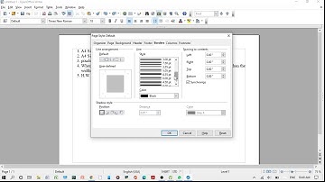 Advanced features in Open Office