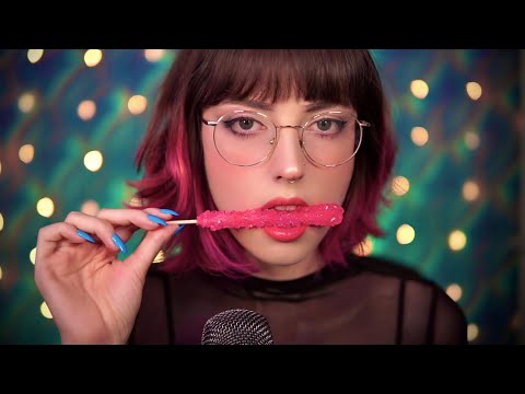 ASMR rock candy yeti mouth sounds / no talking