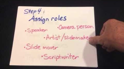 How to Make a Paper Slide Video