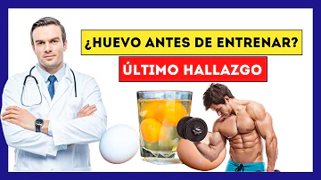 ¿Es bueno el huevo antes de entrenar?