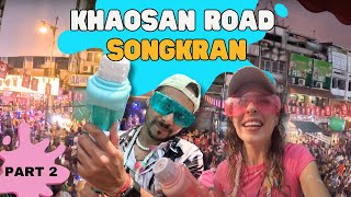 Khaosan Road Songkran 2024 ( Bangkok, Thailand) part 2