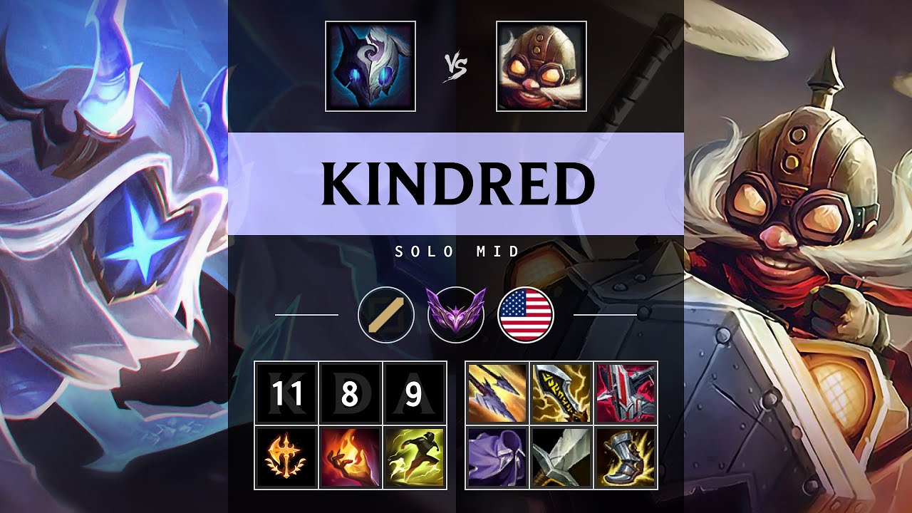 Kindred Mid vs Corki - NA Master Patch 25.12