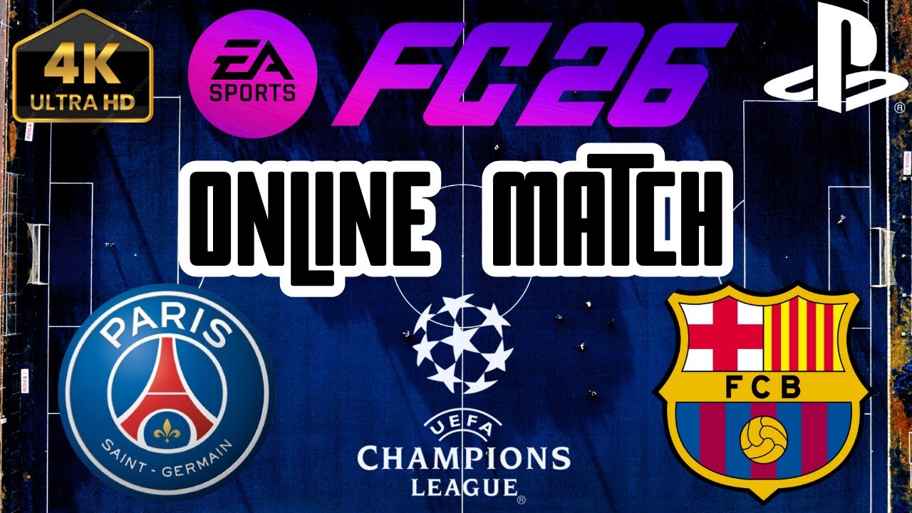 Dembele vs Gavi! - PSGvs Barcelona FC26 - Online Full Match Highlights