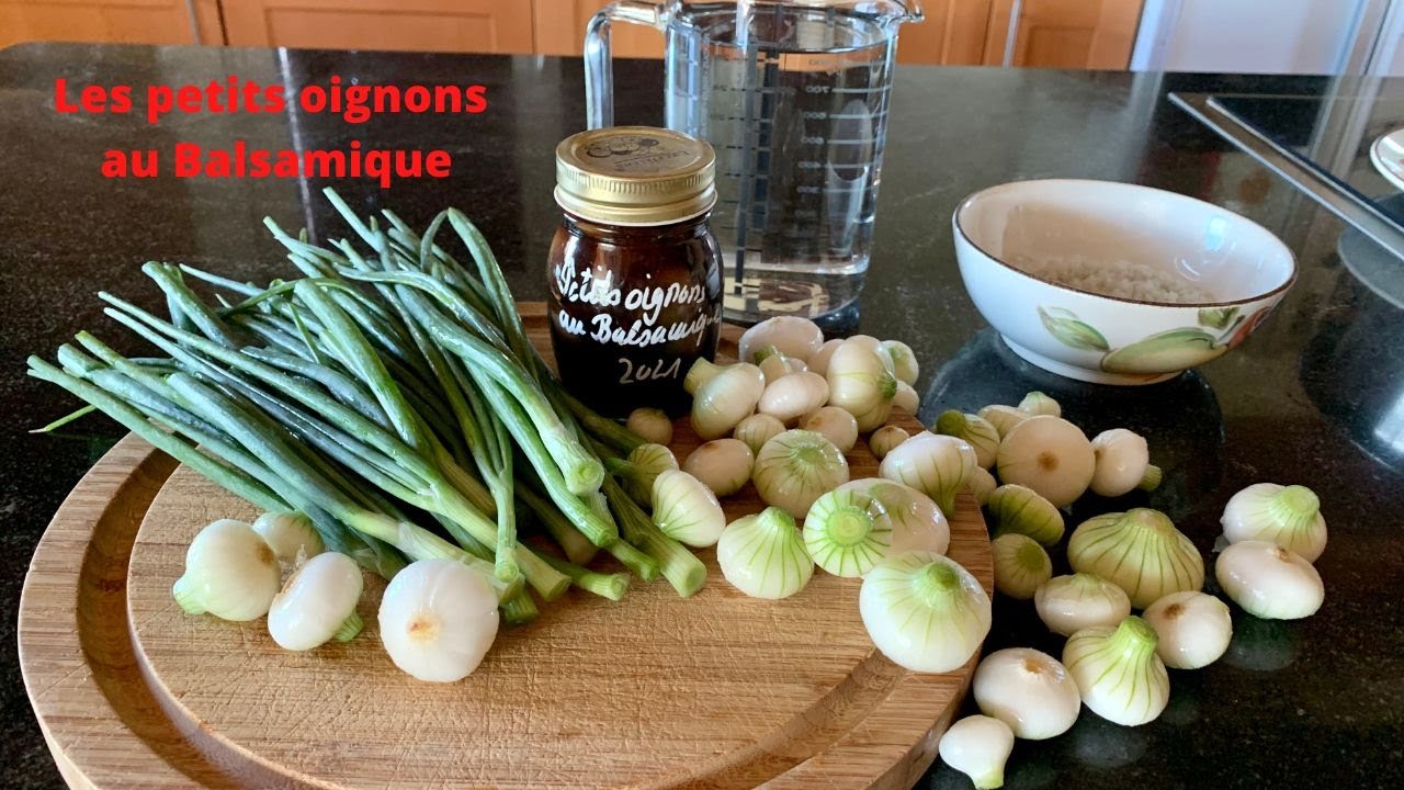 Les petits oignons au balsamique