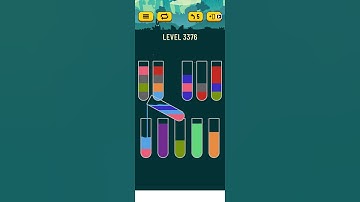 water sort puzzle - level 3376