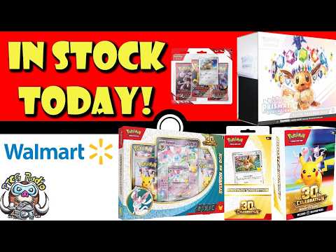 Sold out Pokémon TCG Products Back in Stock TODAY! 30th Celebration Pricing Error? (Pokemon TCG News