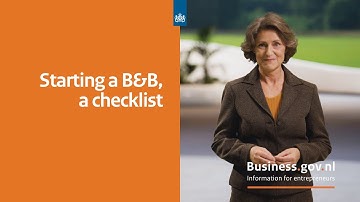 Starting a B&B, a checklist | Business.gov.nl