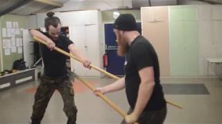 Quarterstaff and BillHook. English Martial Arts