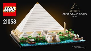 LEGO® Architecture Great Pyramid of Giza (21058)[1476 pcs] Building Instructions | Top Brick Builder