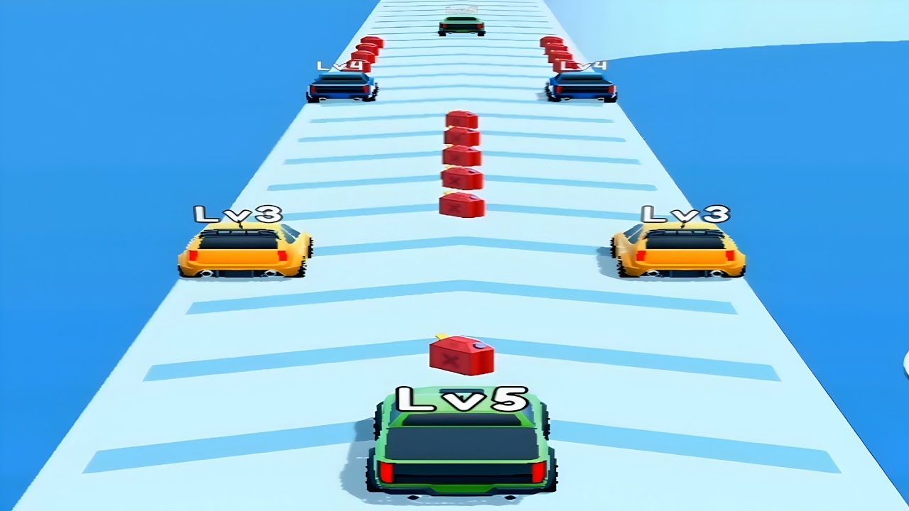 Merge Car Run — эпическая гонка ASMR