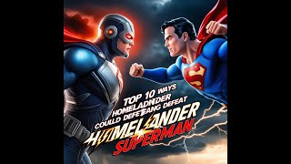 Top 10 Ways Homelander Could Defeat Superman