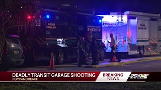 Sheriff's deputy shot and killed suspect at Pompano Beach transit garage