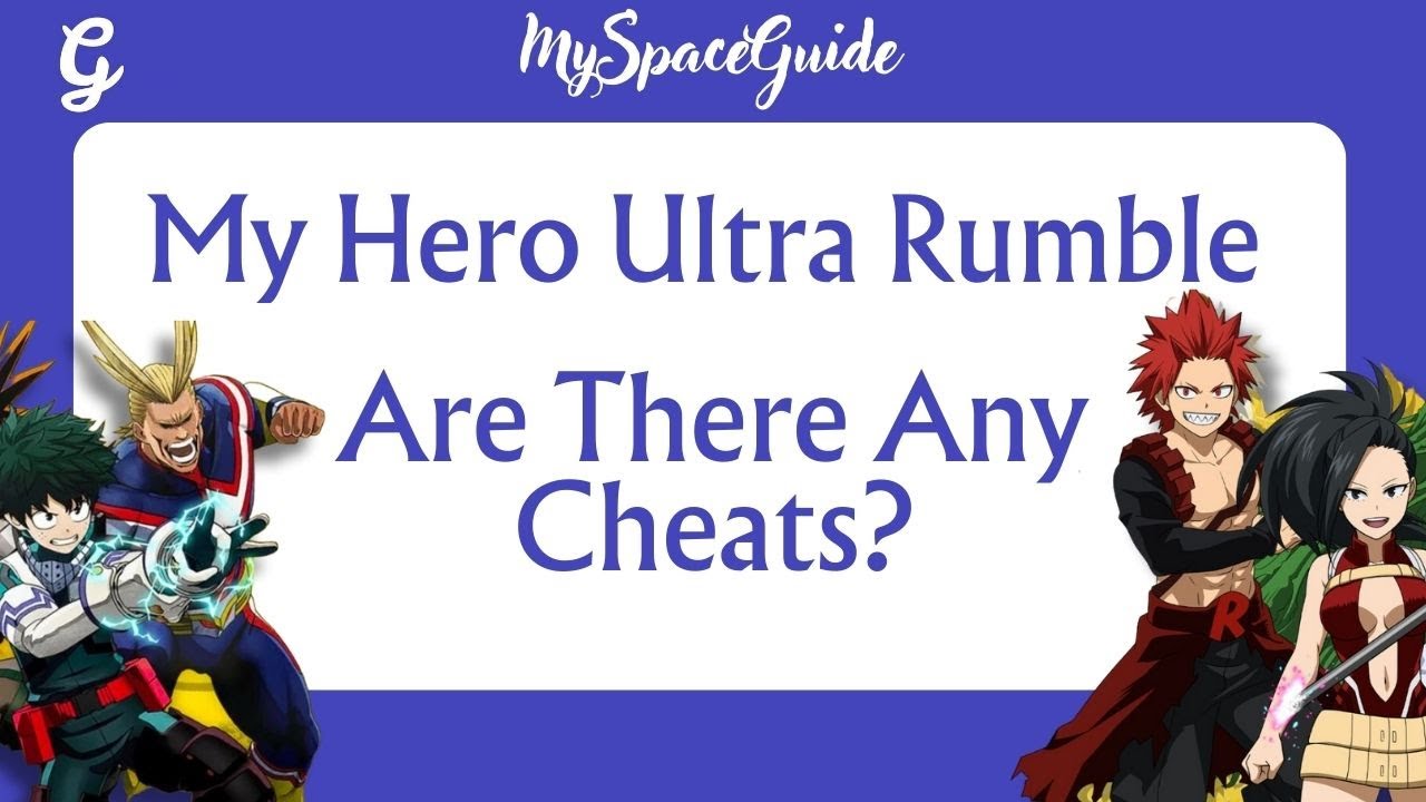 My Hero Ultra Rumble Cheats - Are There Any? - YouTube